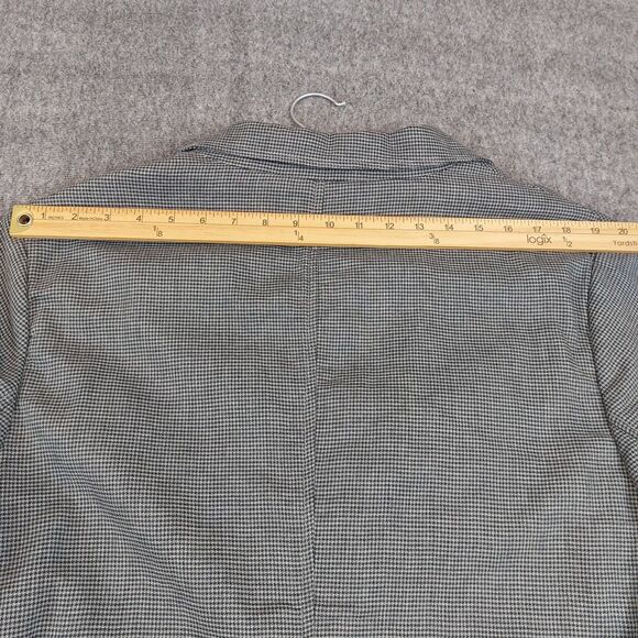 Carbon 2 Cobalt Mens Large Houndstooth Blazer Jacket Pockets Unstructured 111078 - Picture 7 of 11
